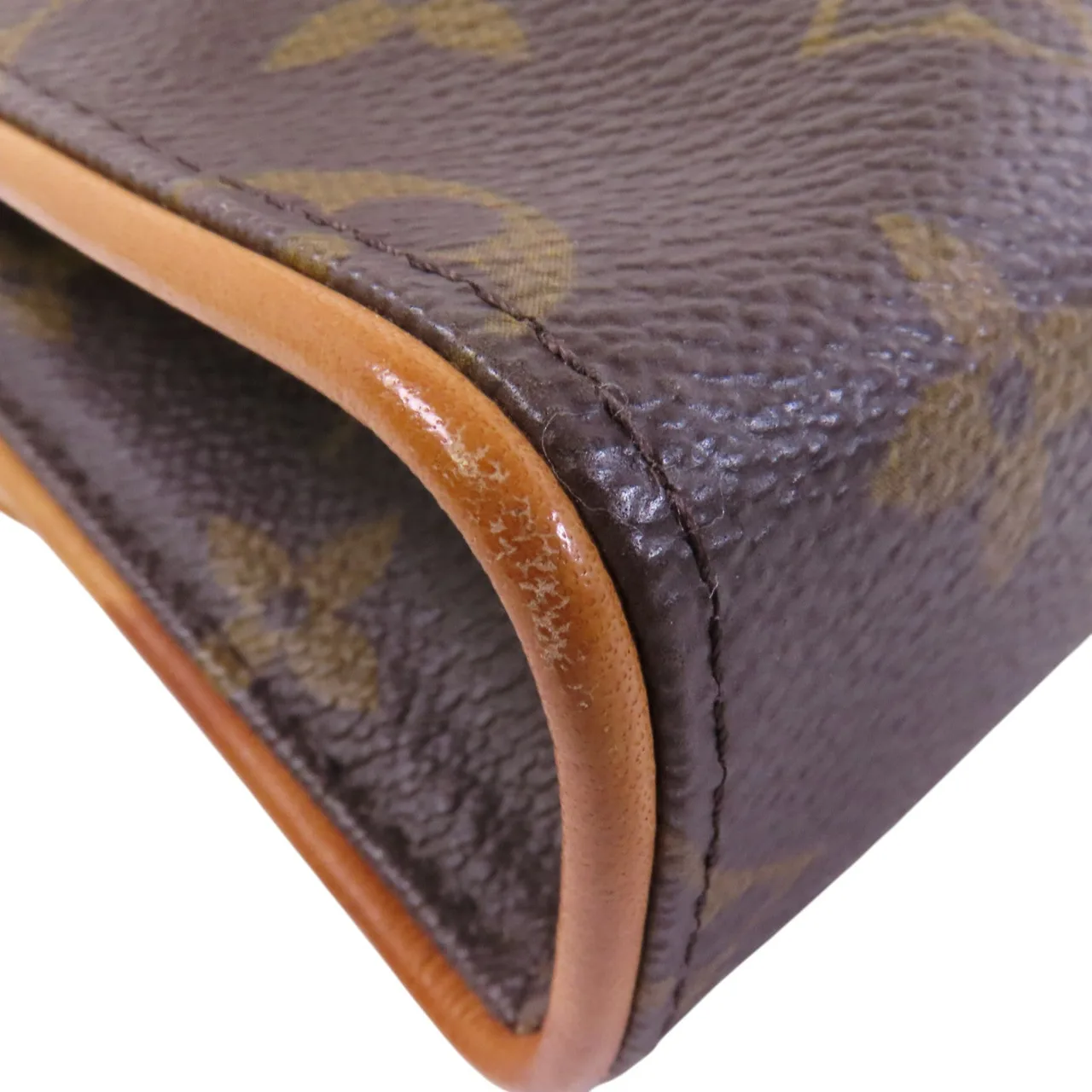 LOUIS VUITTON Pochette Florentine M51855 腰包 塗層帆布 棕色 塗層帆布 中古品B - 縮圖 12