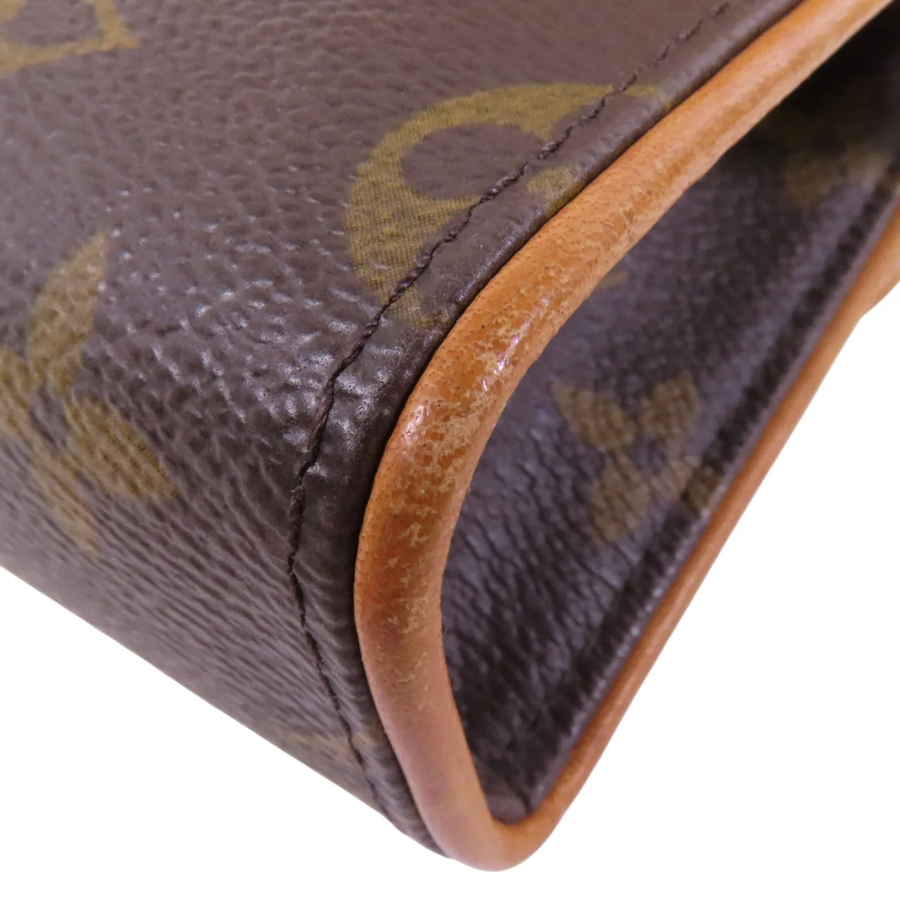 LOUIS VUITTON Pochette Florentine M51855 腰包 塗層帆布 棕色 塗層帆布 中古品B - 縮圖 13