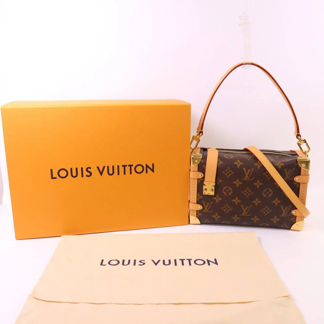 LOUIS VUITTON Side Trunk M46358 兩用包 塗層帆布 棕色 / Brown 塗層帆布 新品同様 - 縮圖 10