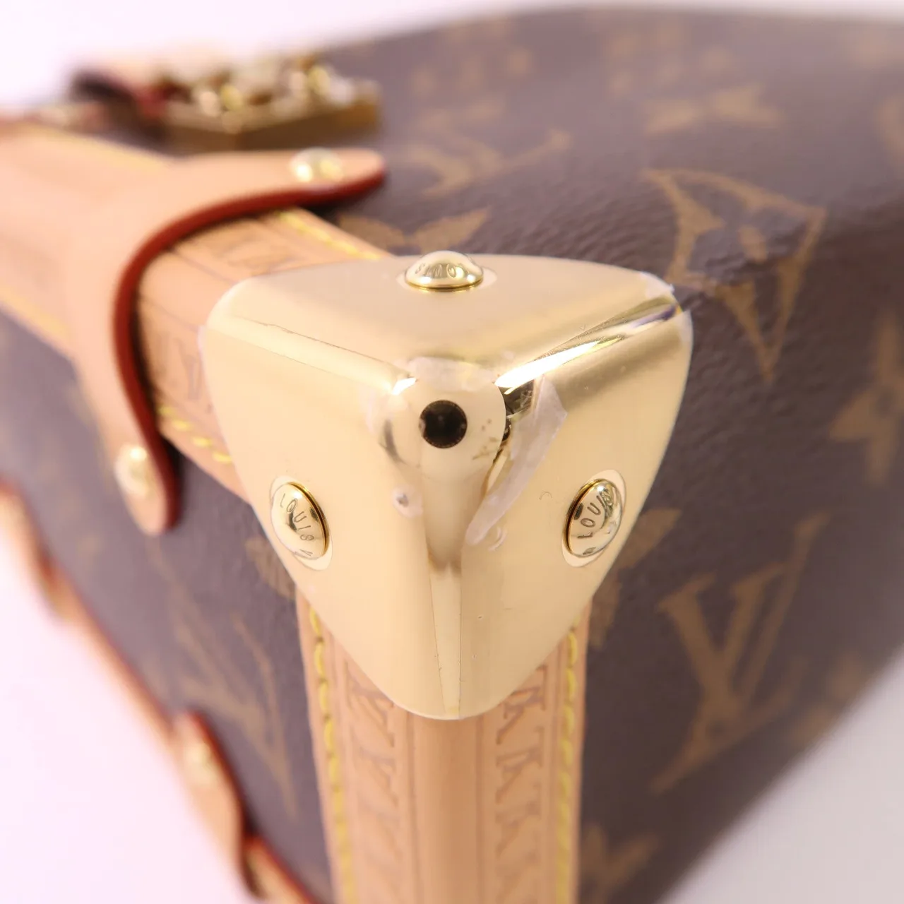 LOUIS VUITTON Side Trunk M46358 兩用包 塗層帆布 棕色 / Brown 塗層帆布 新品同様 - 縮圖 12