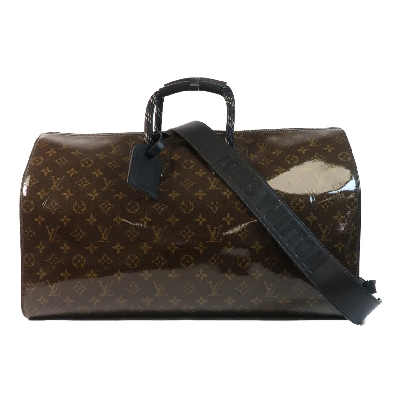 LOUIS VUITTON Keepall M43899 波士頓包 塗層帆布 棕色 / Brown