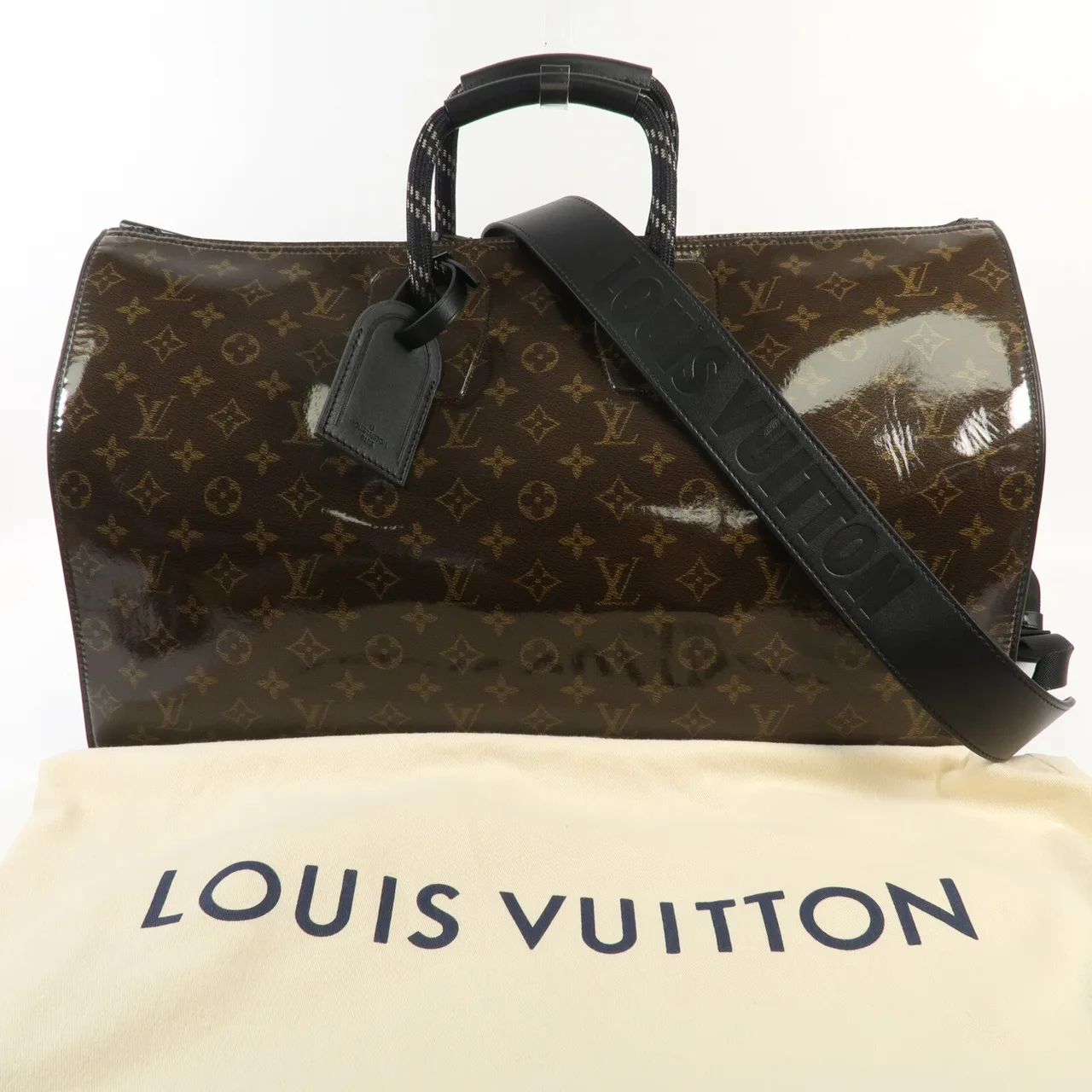 LOUIS VUITTON Keepall M43899 波士頓包 塗層帆布 棕色 / Brown 塗層帆布 中古品A - 縮圖 9