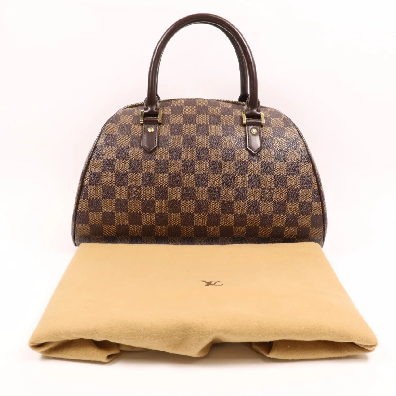 LOUIS VUITTON N41434 手提包 塗層帆布 棕色 / Brown 塗層帆布 中古品A - 縮圖 4