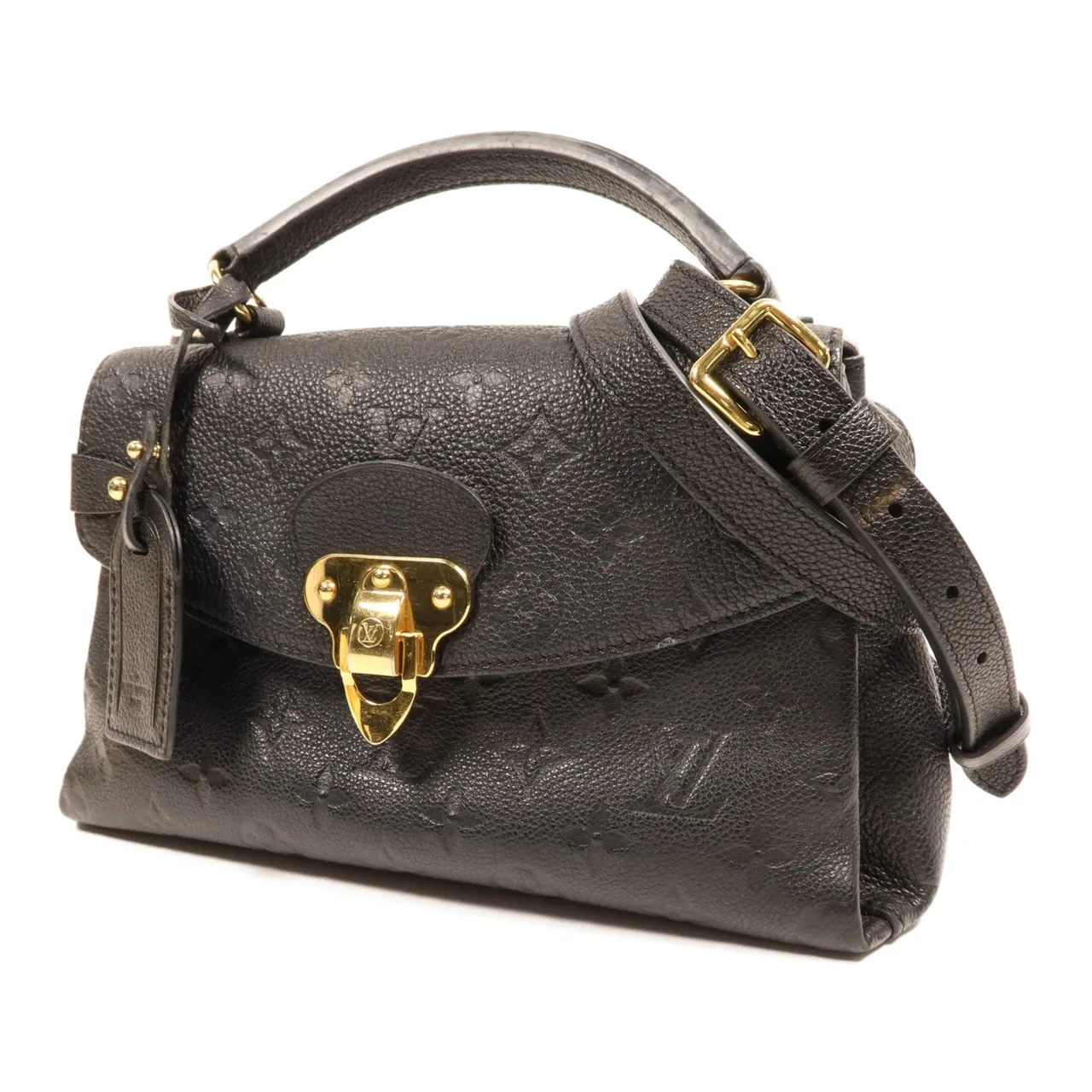 LOUIS VUITTON Georges M53941 肩背包 牛皮 黑色 / Black 牛皮 中古品B - 縮圖 3