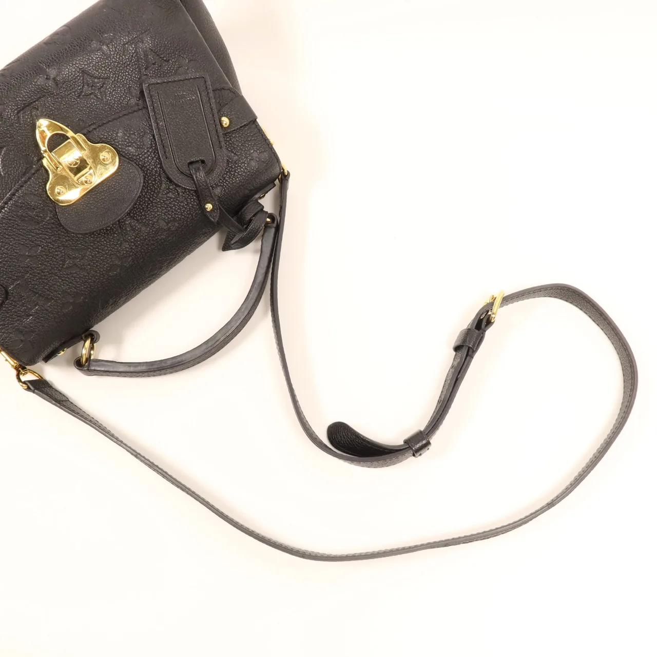 LOUIS VUITTON Georges M53941 肩背包 牛皮 黑色 / Black 牛皮 中古品B - 縮圖 8