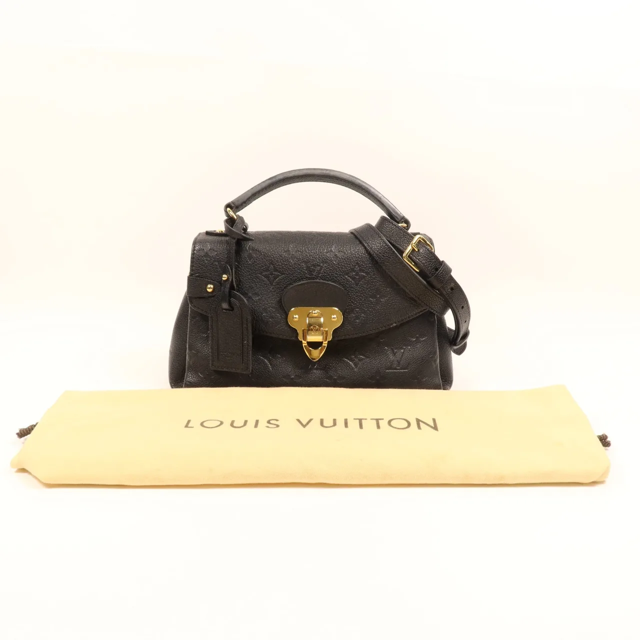 LOUIS VUITTON Georges M53941 肩背包 牛皮 黑色 / Black 牛皮 中古品B - 縮圖 9