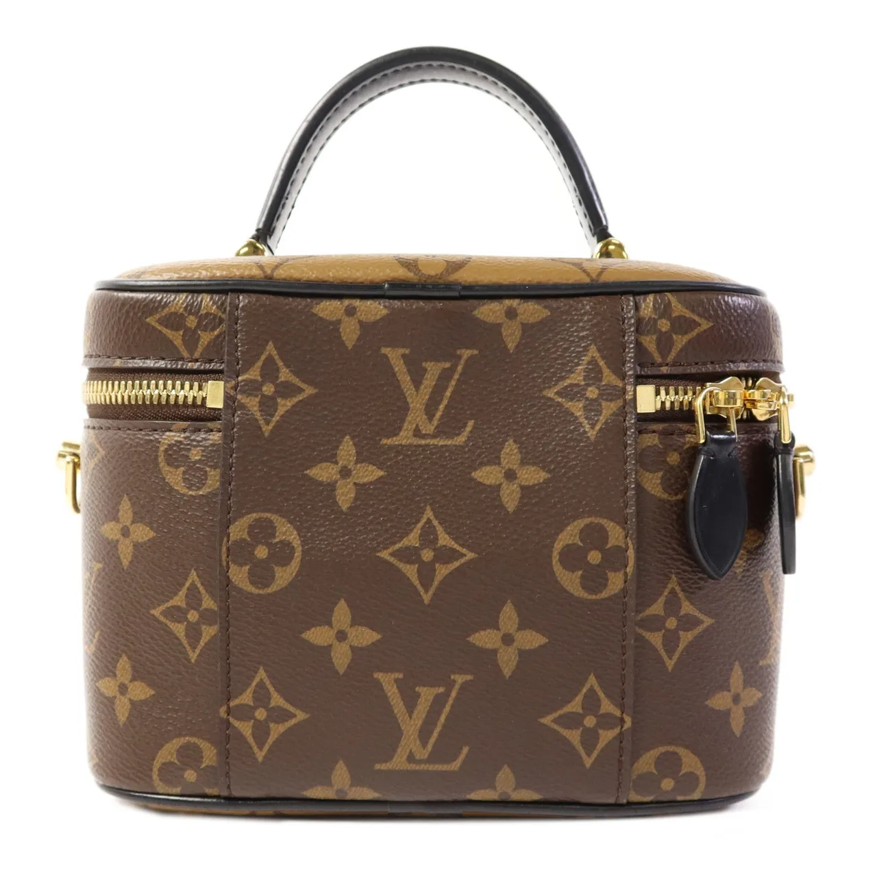 LOUIS VUITTON Vanity M45165 兩用包 塗層帆布 棕色 塗層帆布 中古品B - 縮圖 2