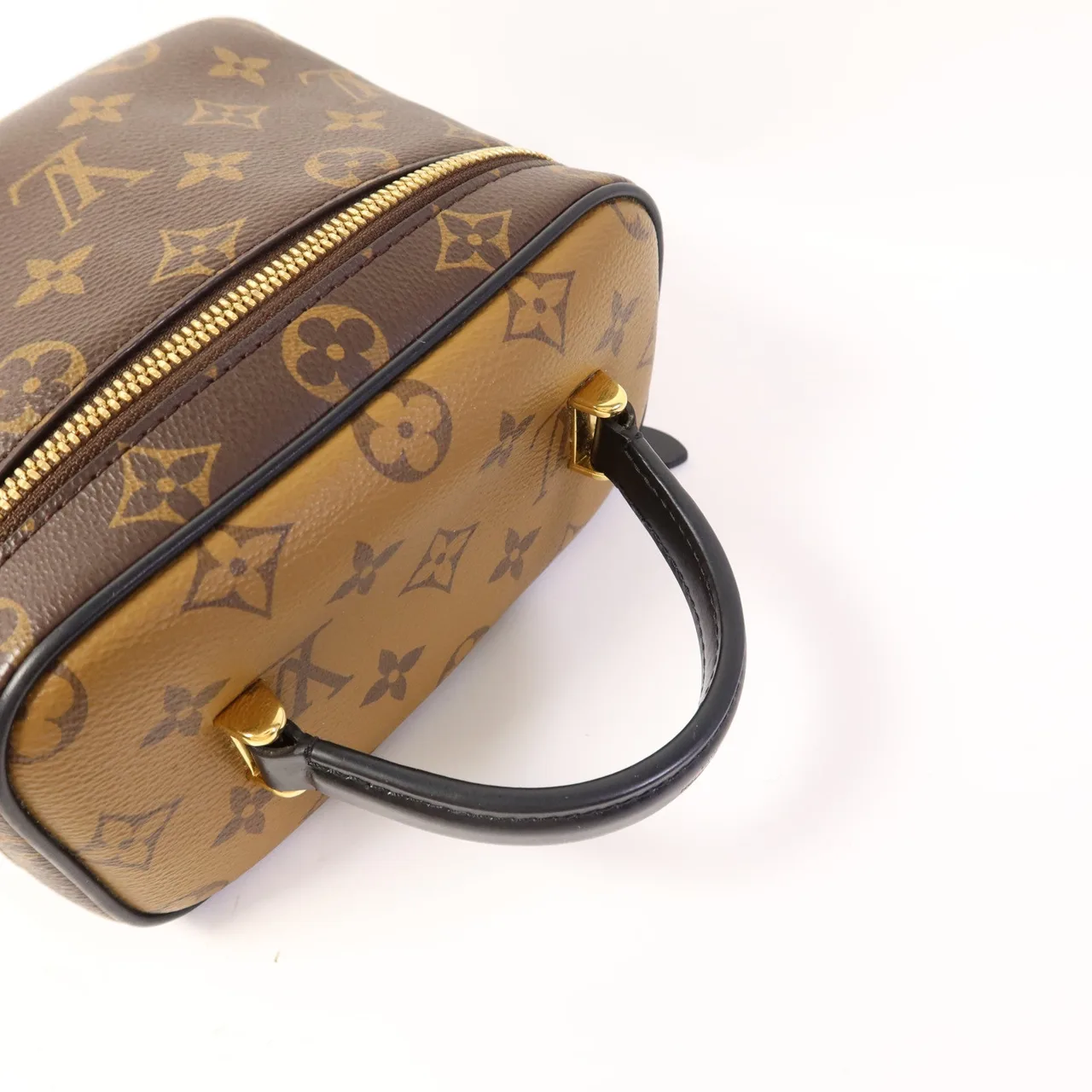 LOUIS VUITTON Vanity M45165 兩用包 塗層帆布 棕色 塗層帆布 中古品B - 縮圖 7
