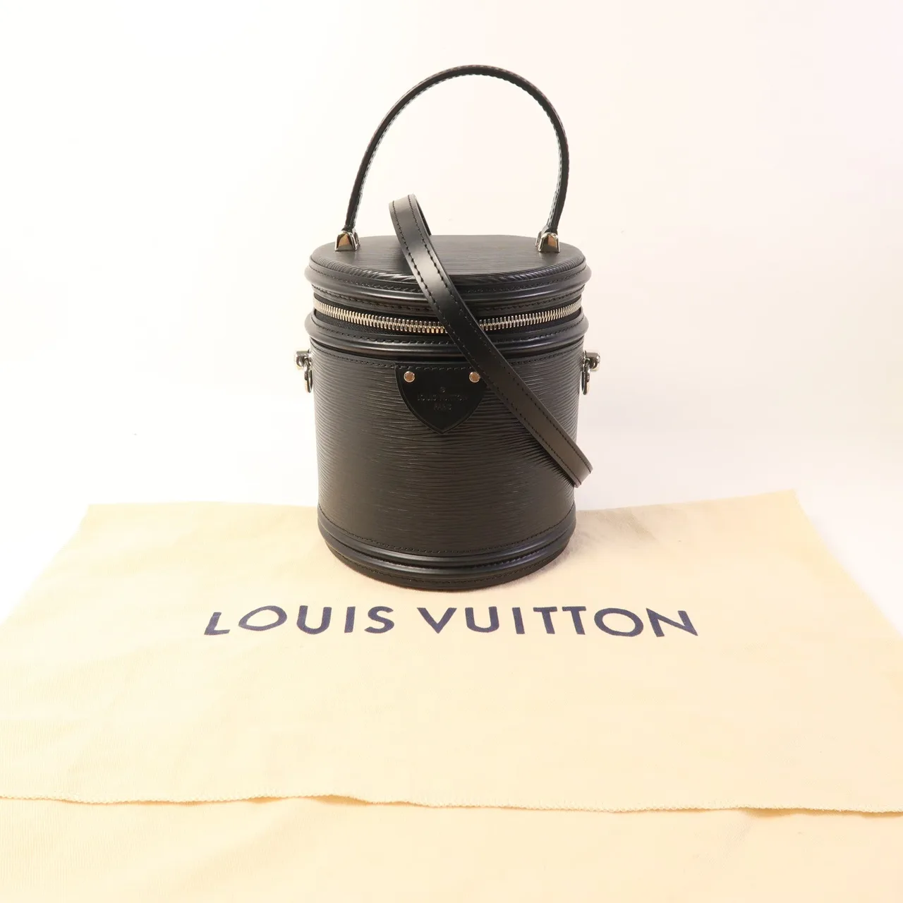 LOUIS VUITTON Cannes M52226 兩用包 牛皮 黑色 / Black 牛皮 中古品A - 縮圖 8