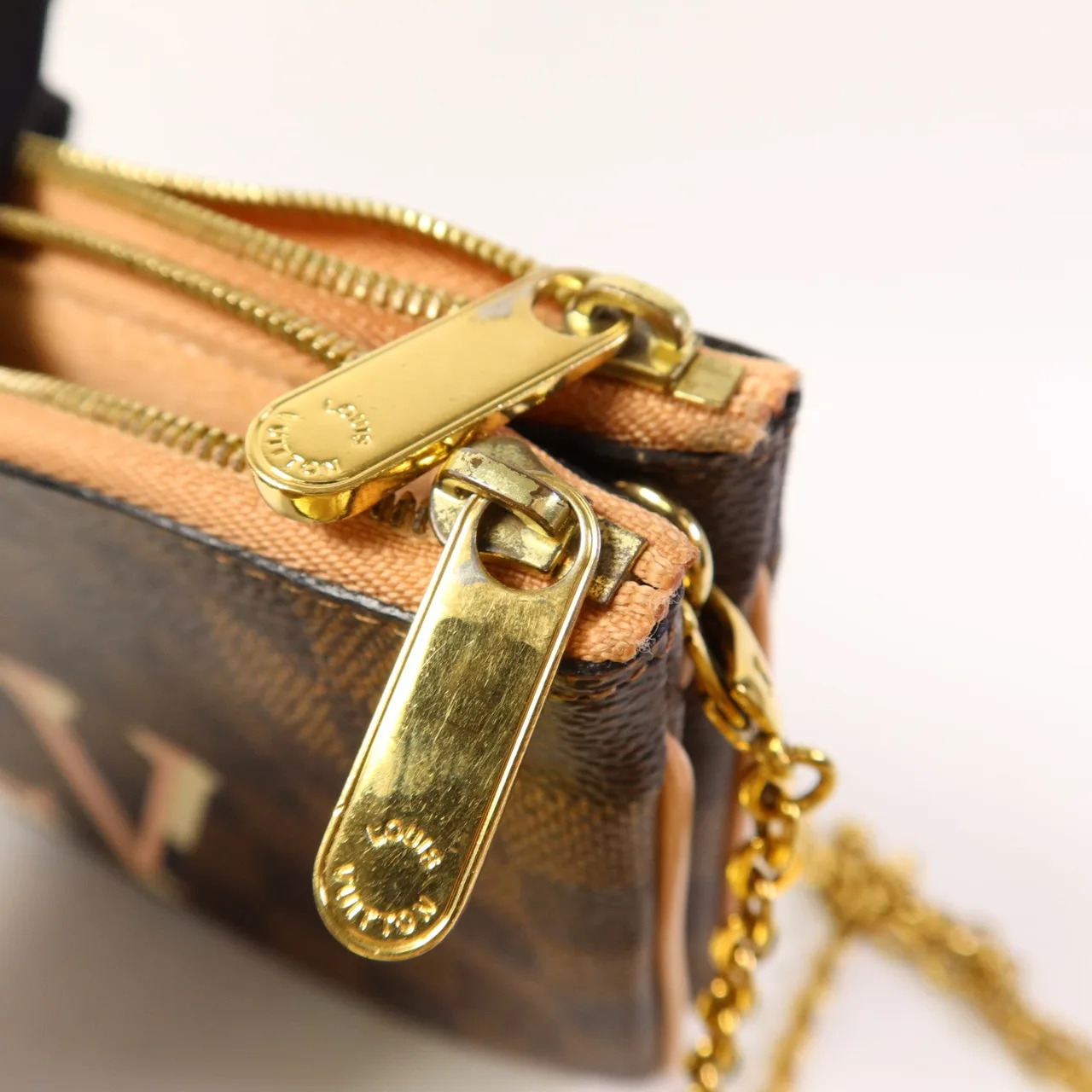 LOUIS VUITTON M60254 肩背包 塗層帆布 棕色 塗層帆布 中古品B - 縮圖 10