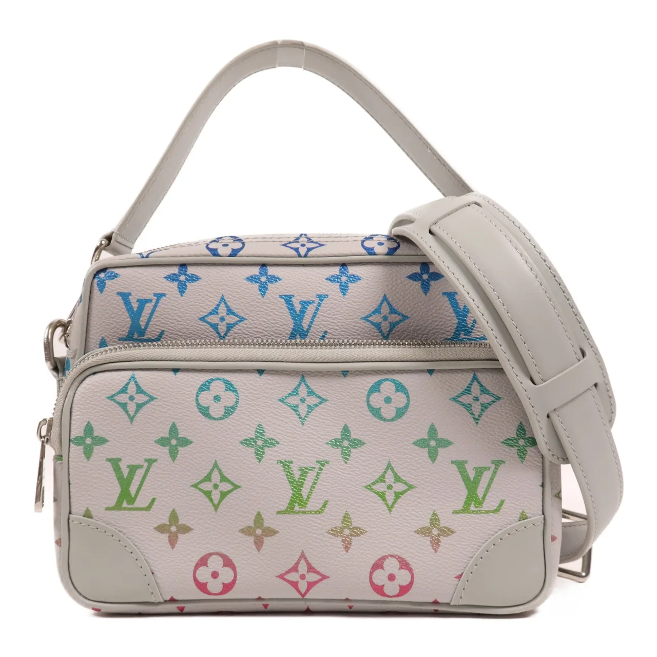 LOUIS VUITTON Nile M13897 兩用包 塗層帆布 灰色 / 多種顏色 / Gray