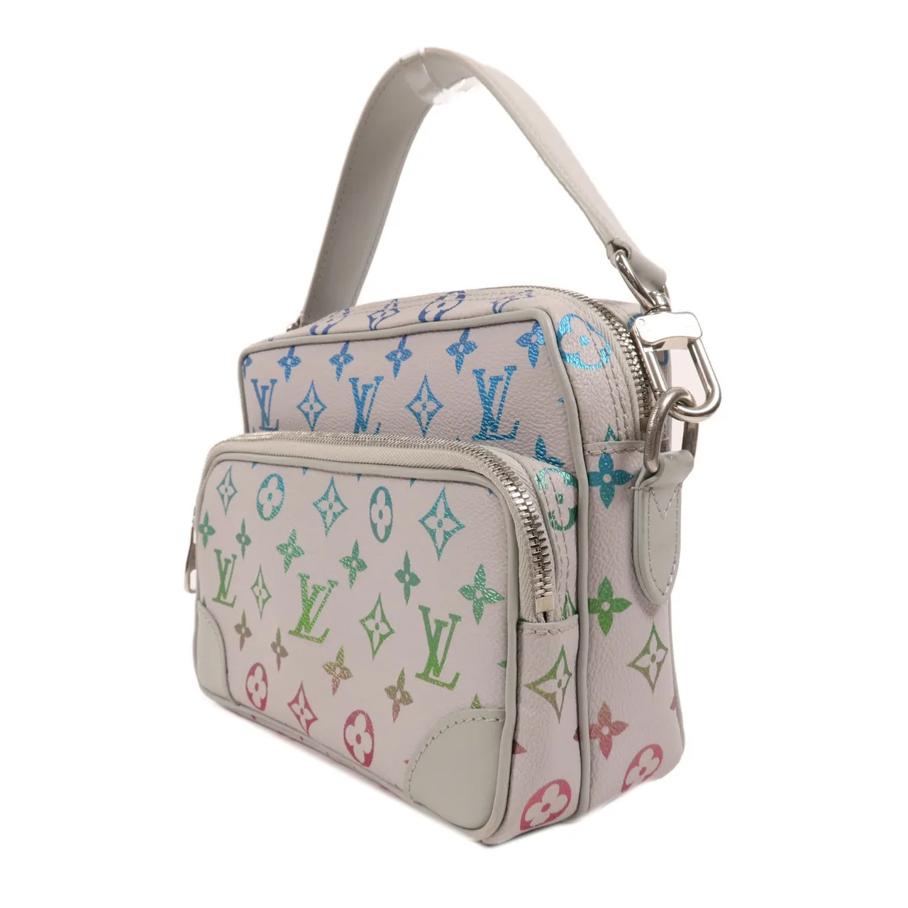 LOUIS VUITTON Nile M13897 兩用包 塗層帆布 灰色 / 多種顏色 / Gray 塗層帆布 中古品A - 縮圖 3