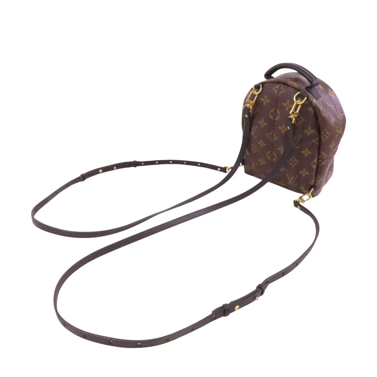 LOUIS VUITTON Palm Springs M41562 背包 塗層帆布 棕色 塗層帆布 中古品A - 縮圖 8