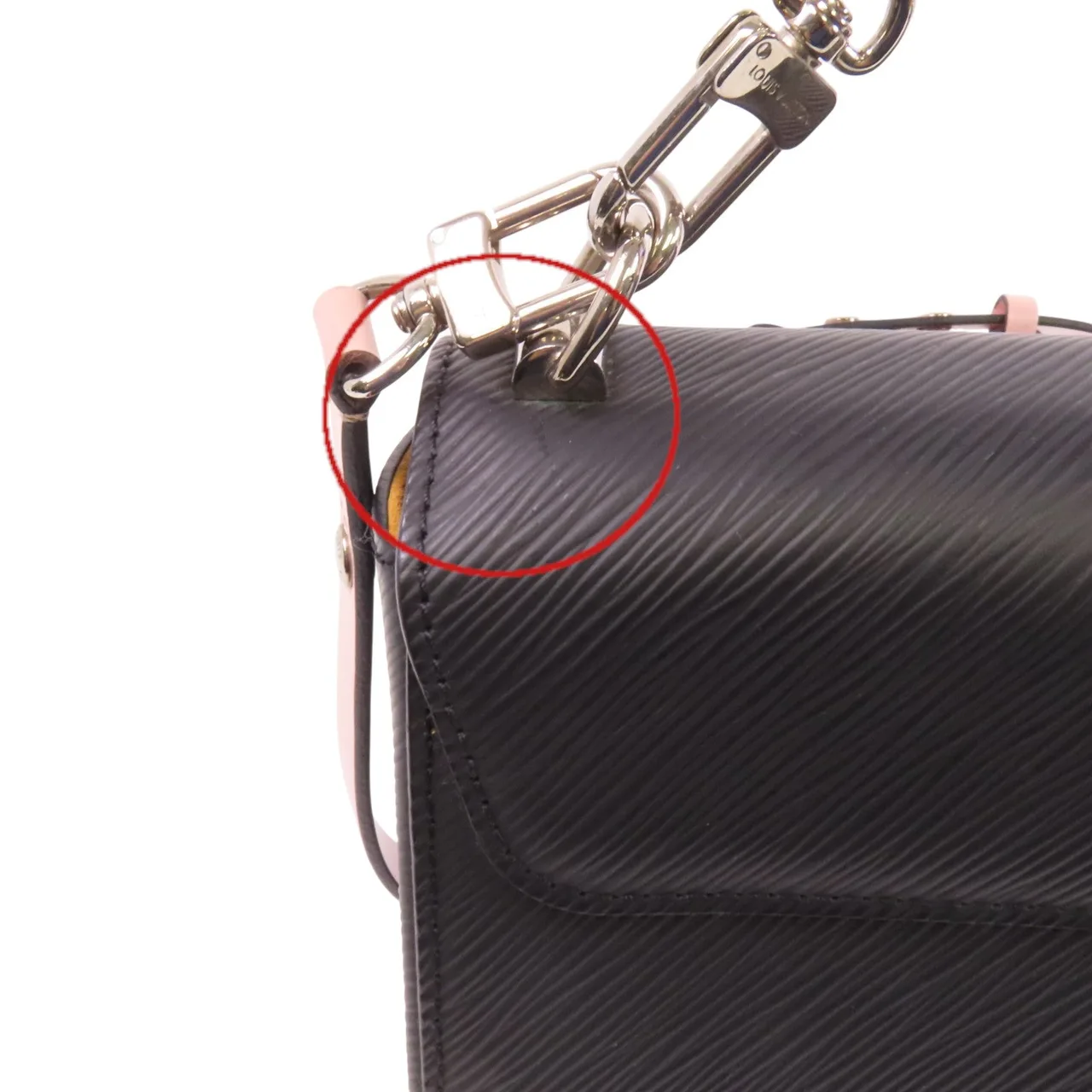 LOUIS VUITTON Twist M53921 兩用包 牛皮 黑色 / Black 牛皮 中古品A - 縮圖 20