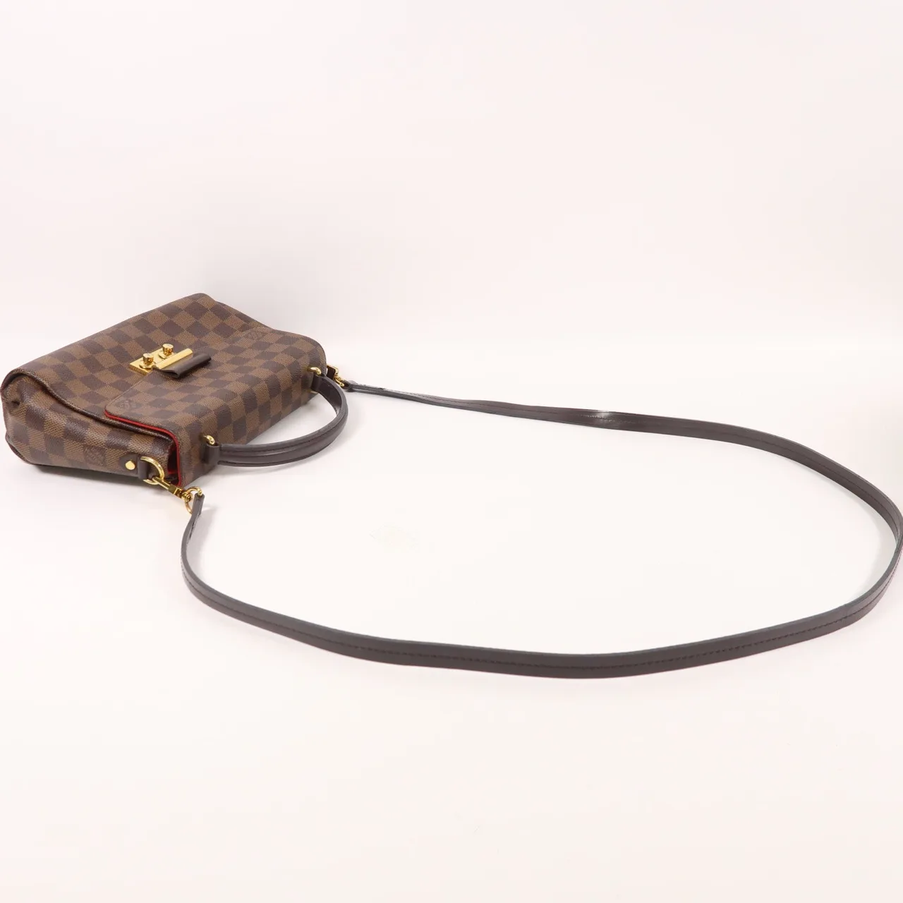 LOUIS VUITTON Croisette N53000 兩用包 塗層帆布 棕色 / Brown 塗層帆布 中古品A - 縮圖 8