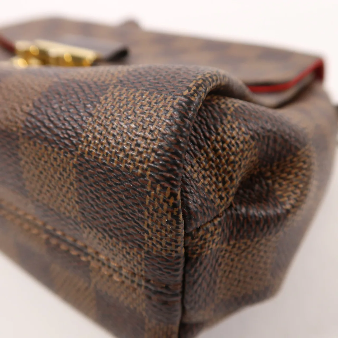 LOUIS VUITTON Croisette N53000 兩用包 塗層帆布 棕色 / Brown 塗層帆布 中古品A - 縮圖 10