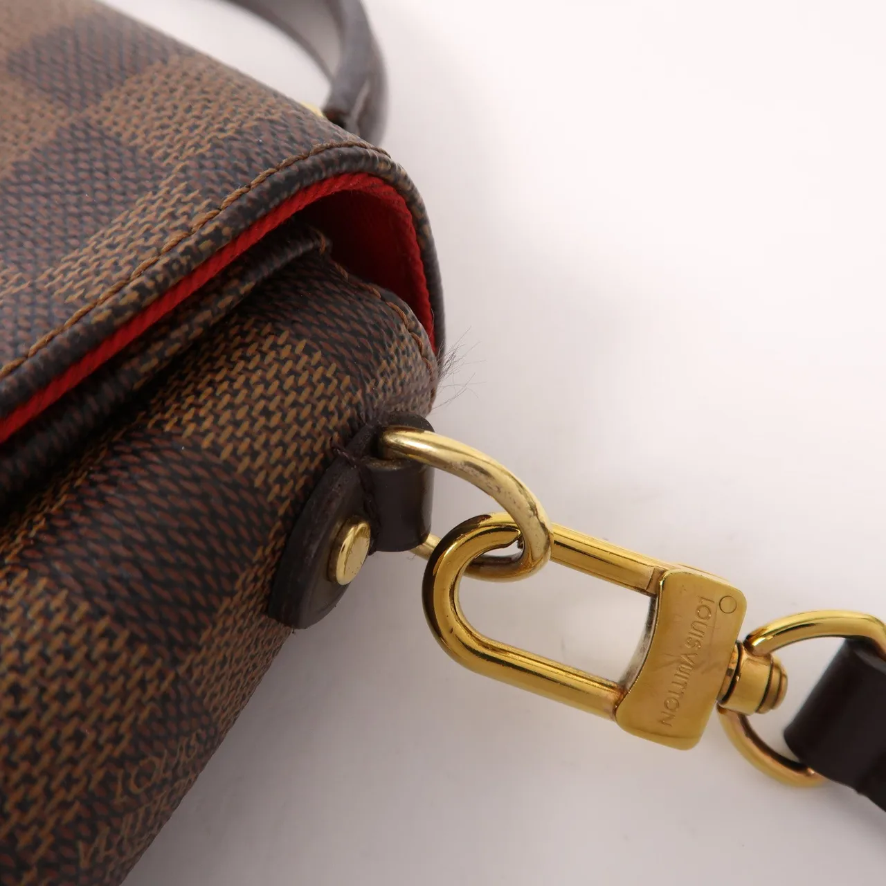 LOUIS VUITTON Croisette N53000 兩用包 塗層帆布 棕色 / Brown 塗層帆布 中古品A - 縮圖 14