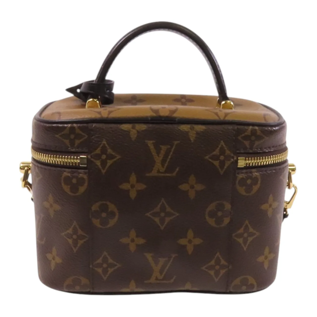 LOUIS VUITTON Vanity M45165 兩用包 塗層帆布 棕色 / Brown 塗層帆布 中古品A - 縮圖 2