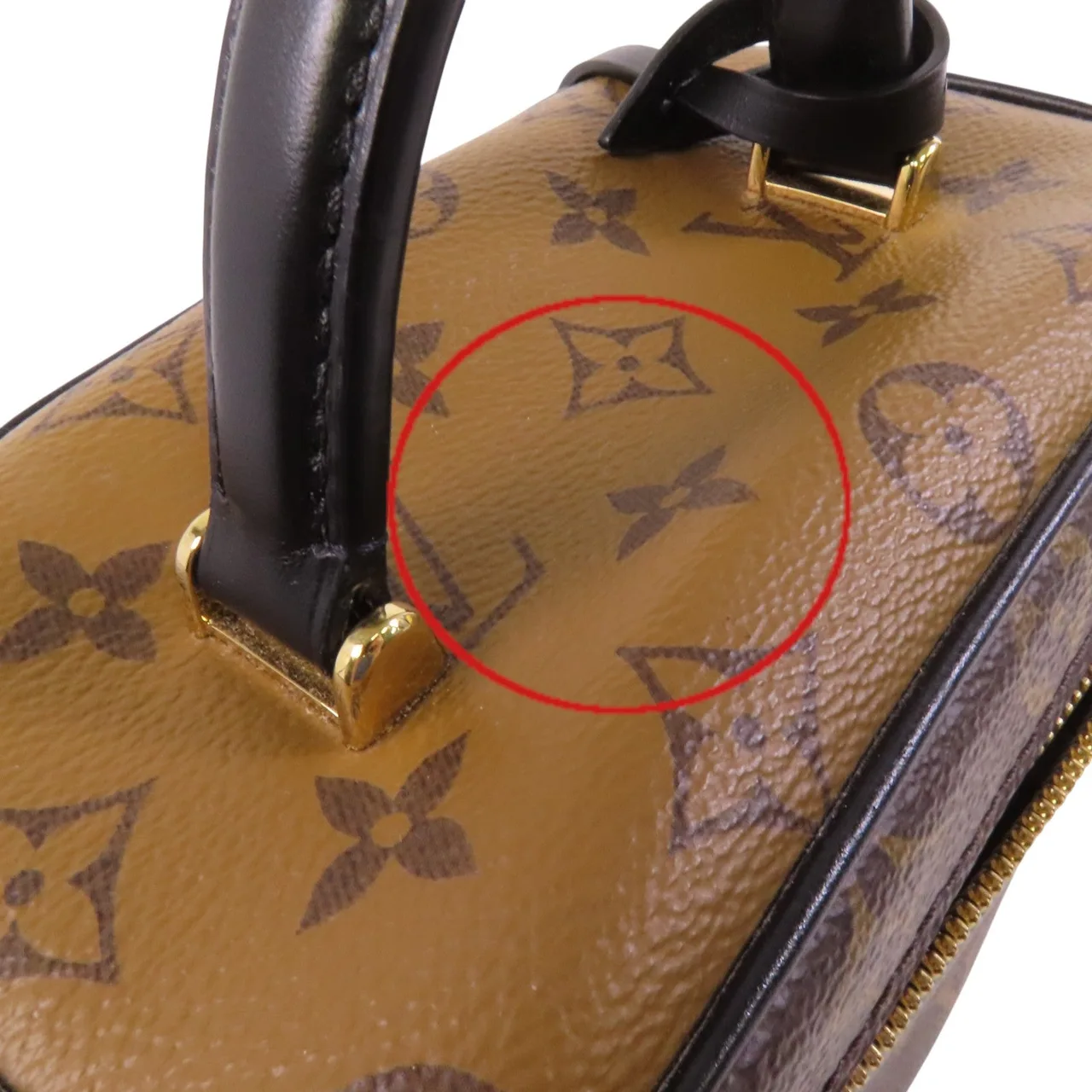 LOUIS VUITTON Vanity M45165 兩用包 塗層帆布 棕色 / Brown 塗層帆布 中古品A - 縮圖 17