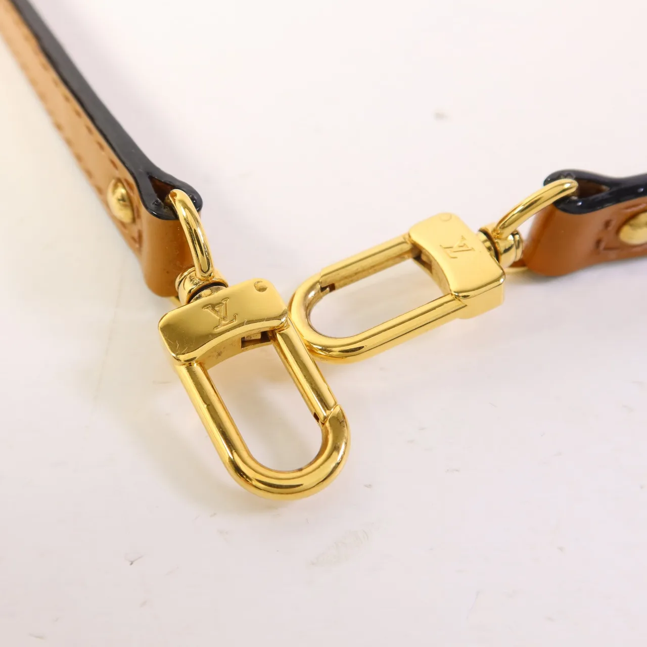 LOUIS VUITTON Alma M91583 兩用包 皮革 橘色 / Yellow 皮革 中古品B - 縮圖 11