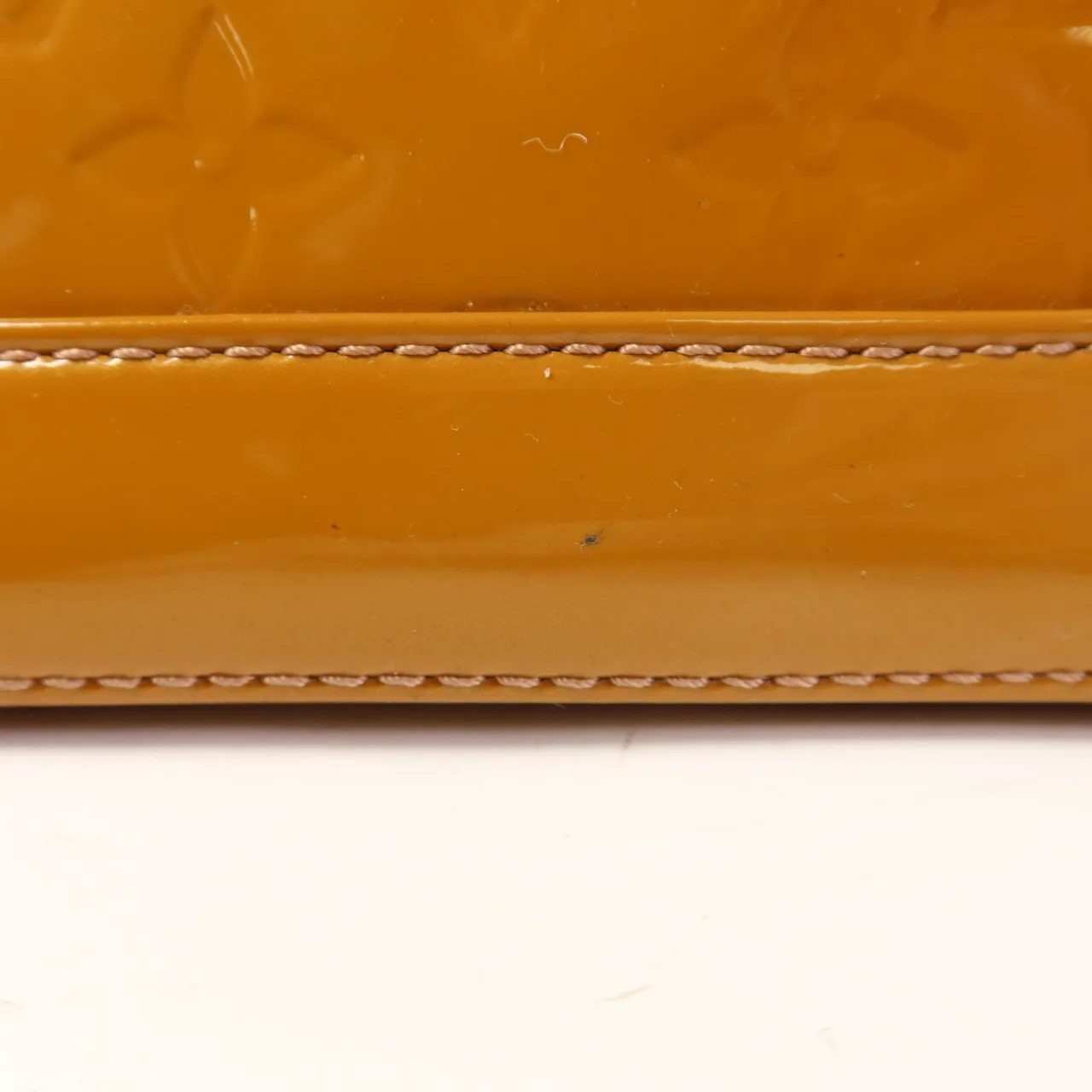 LOUIS VUITTON Alma M91583 兩用包 皮革 橘色 / Yellow 皮革 中古品B - 縮圖 17