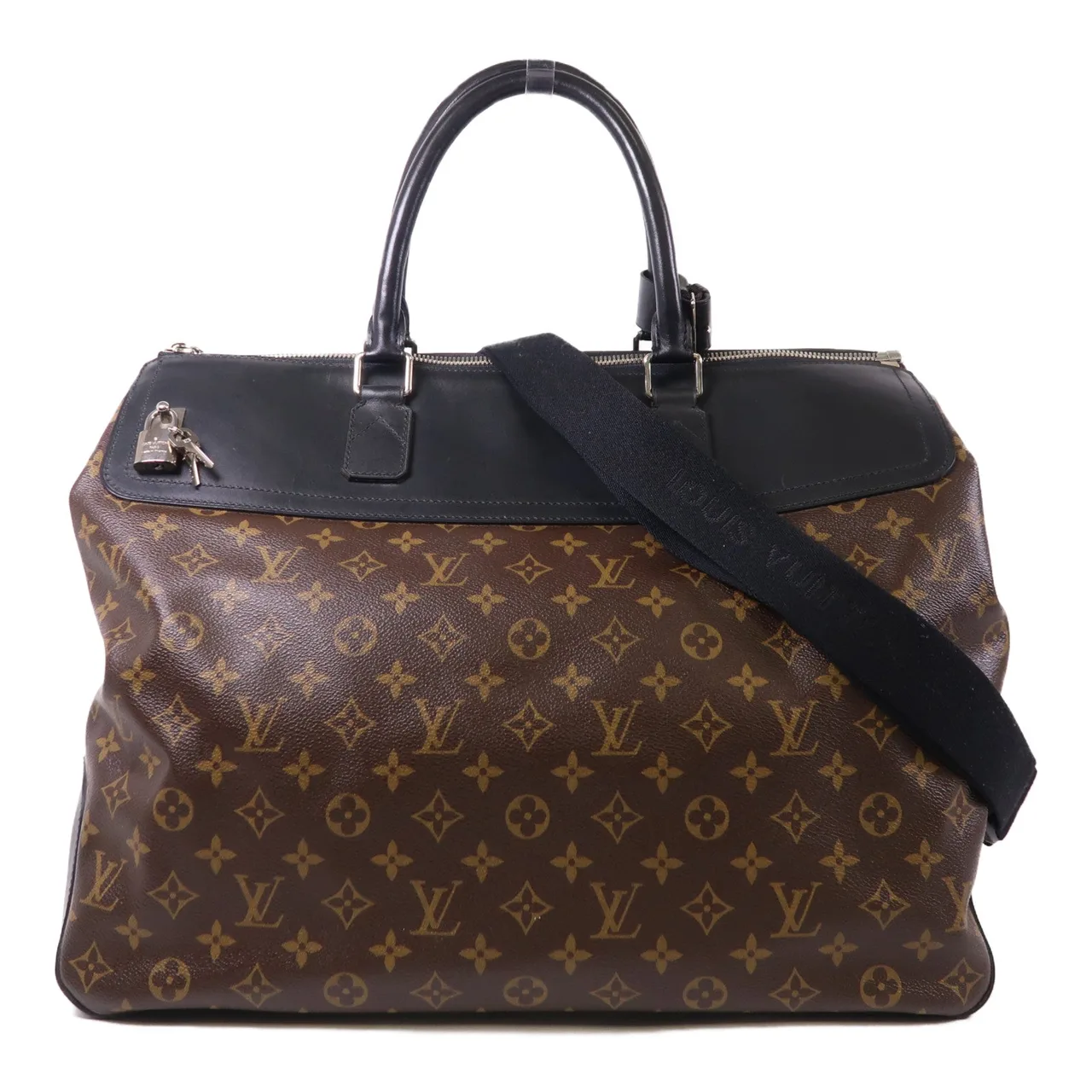 LOUIS VUITTON M56716 兩用包 塗層帆布 白色 / Brown
