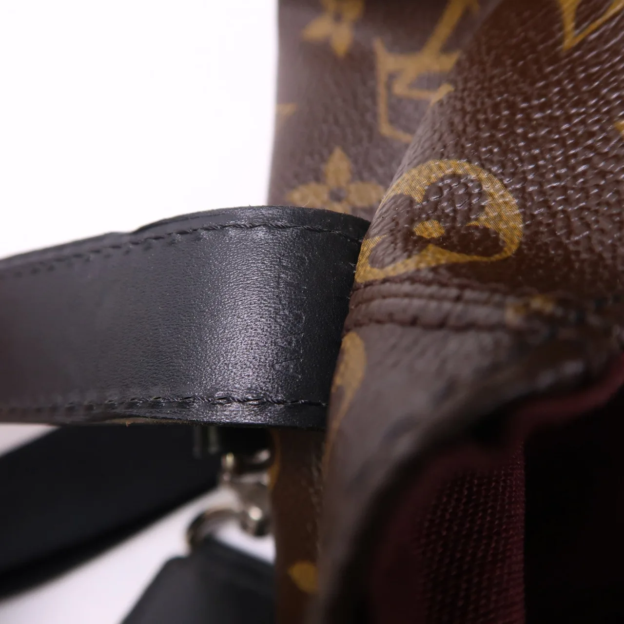 LOUIS VUITTON M56716 兩用包 塗層帆布 白色 / Brown 塗層帆布 中古品B - 縮圖 7