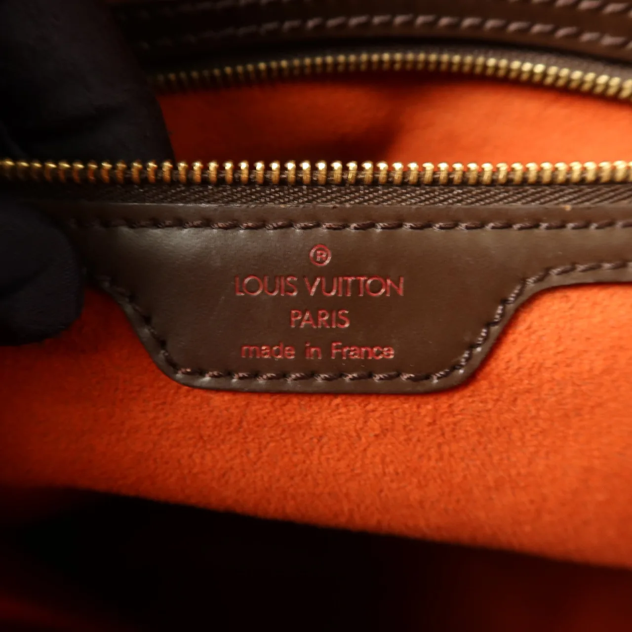 LOUIS VUITTON N51128 托特包 塗層帆布 棕色 塗層帆布 中古品B - 縮圖 7