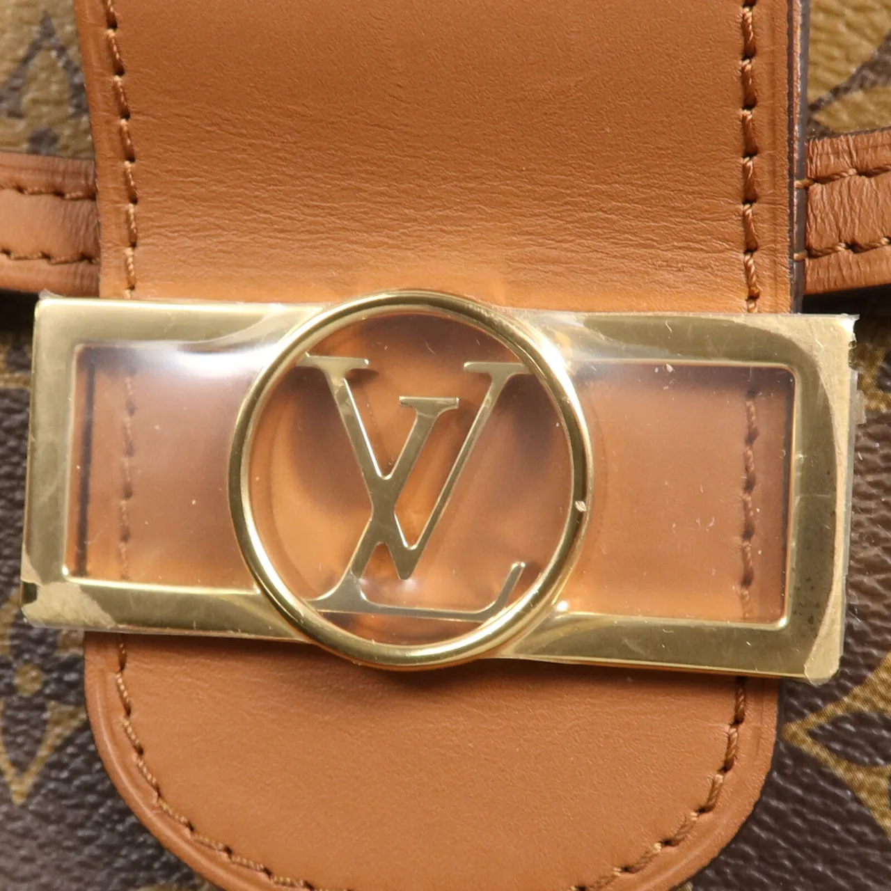LOUIS VUITTON Dauphine M45142 兩用包 塗層帆布 棕色 / Brown 塗層帆布 中古品A - 縮圖 16