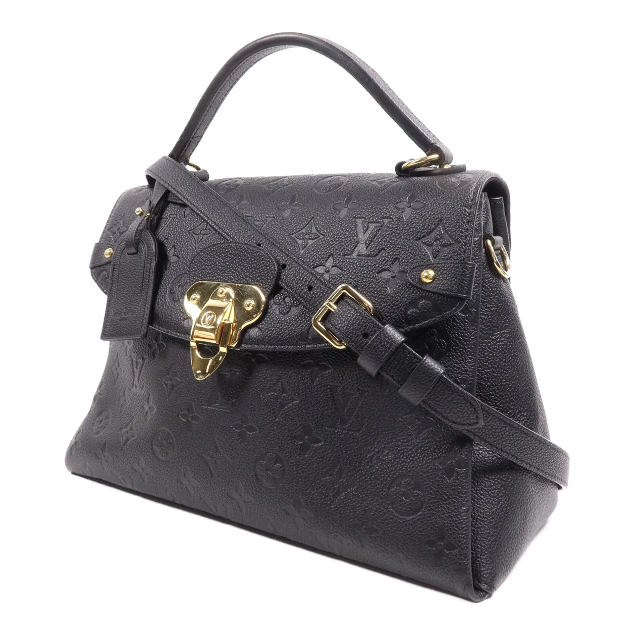 LOUIS VUITTON Georges M53944 兩用包 牛皮 黑色 / Black 牛皮 中古品A - 縮圖 3