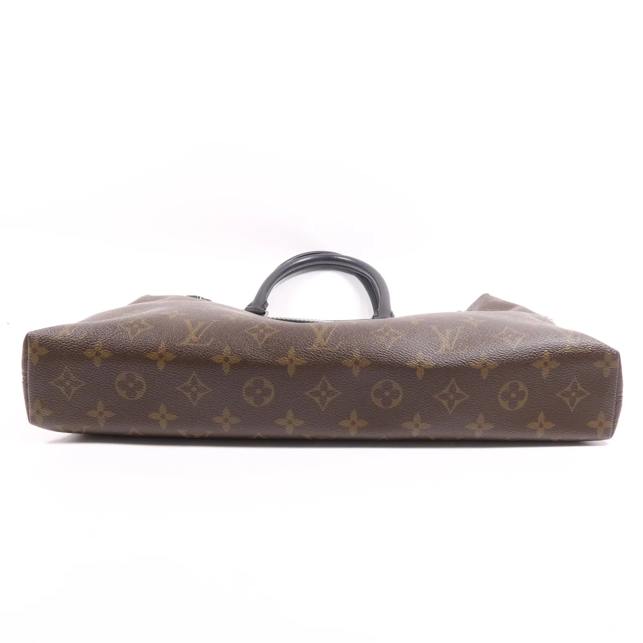 LOUIS VUITTON M54019 手提包 塗層帆布 黑色 / 棕色 / W:DustBag 塗層帆布 中古品A - 縮圖 4