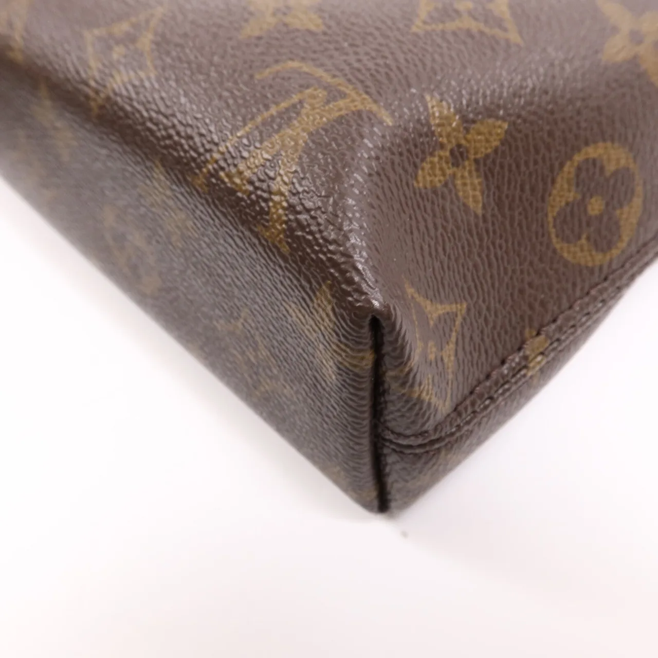 LOUIS VUITTON M54019 手提包 塗層帆布 黑色 / 棕色 / W:DustBag 塗層帆布 中古品A - 縮圖 8