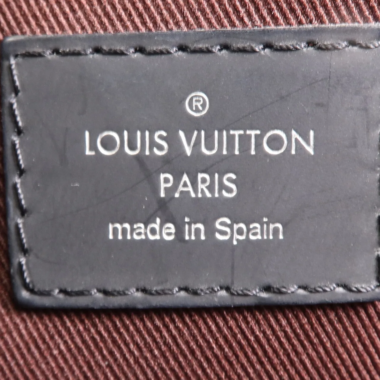 LOUIS VUITTON M54019 手提包 塗層帆布 黑色 / 棕色 / W:DustBag 塗層帆布 中古品A - 縮圖 12