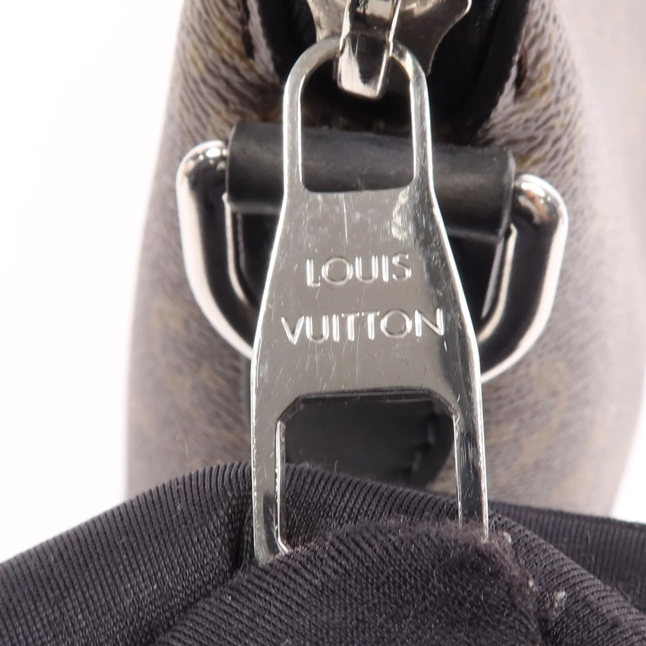 LOUIS VUITTON M54019 手提包 塗層帆布 黑色 / 棕色 / W:DustBag 塗層帆布 中古品A - 縮圖 15