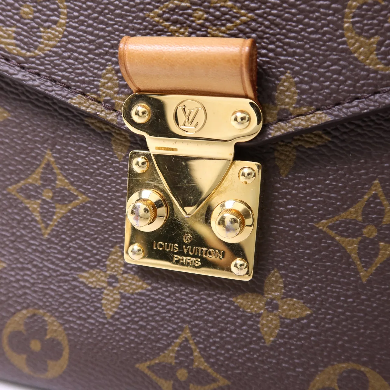 LOUIS VUITTON Pochette Metis M44875 兩用包 塗層帆布 棕色 塗層帆布 中古品A - 縮圖 8