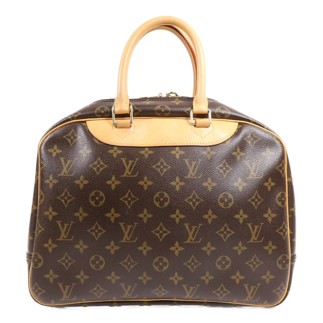 LOUIS VUITTON Deauville M47270 手提包 塗層帆布 棕色 塗層帆布 中古品B - 縮圖 2