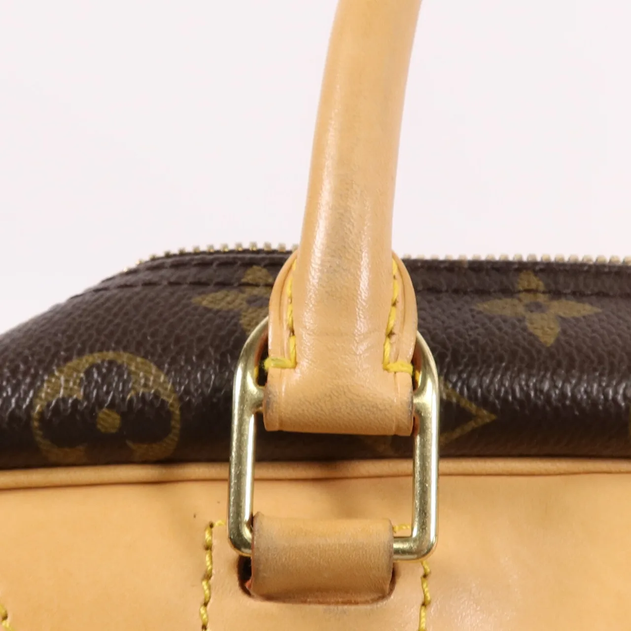 LOUIS VUITTON Deauville M47270 手提包 塗層帆布 棕色 塗層帆布 中古品B - 縮圖 18