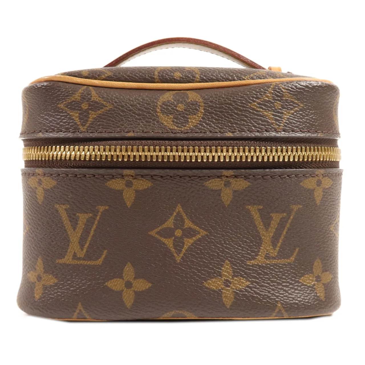 LOUIS VUITTON Nice M44936 化妝箱包 塗層帆布 棕色 / Brown