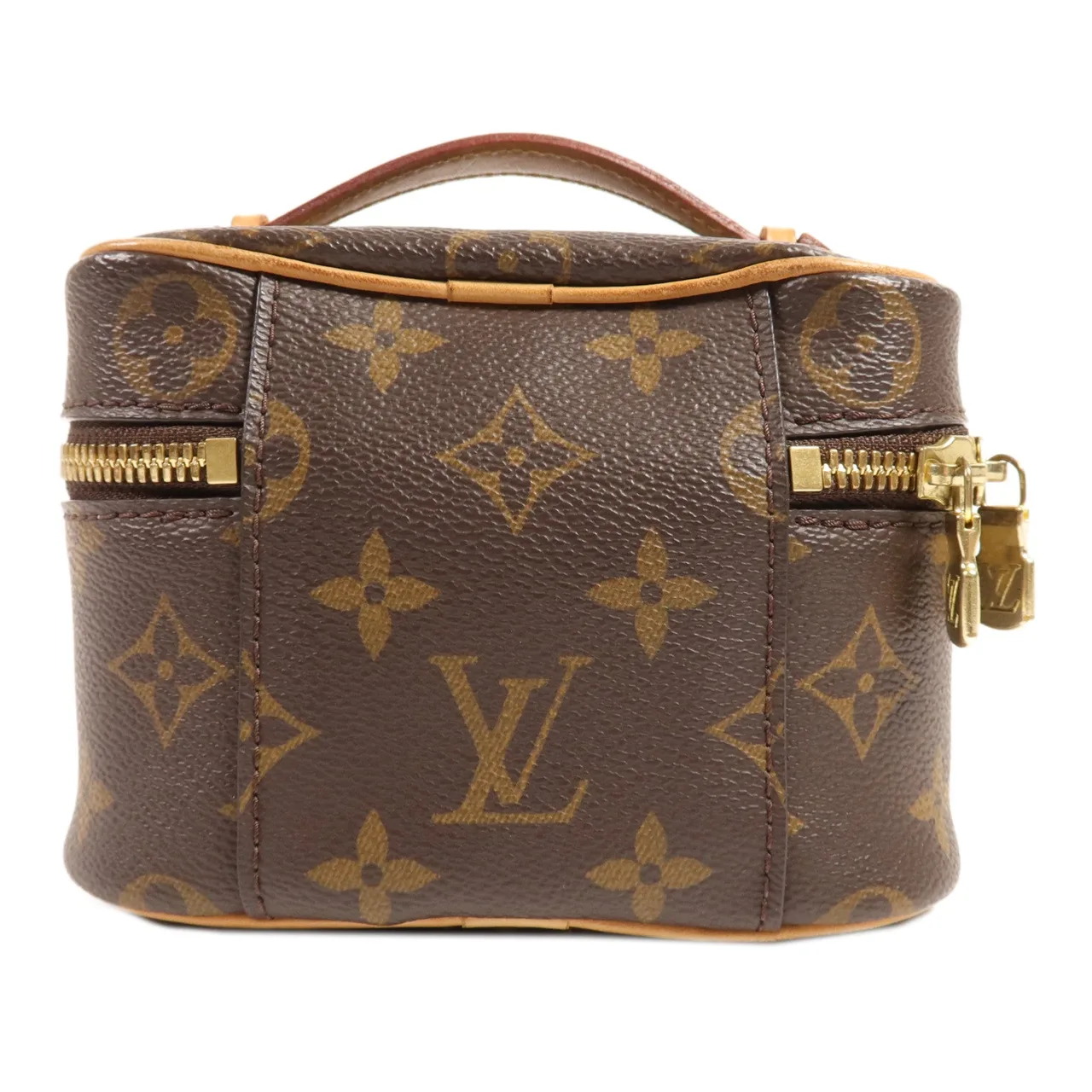 LOUIS VUITTON Nice M44936 化妝箱包 塗層帆布 棕色 / Brown 塗層帆布 中古品A - 縮圖 2