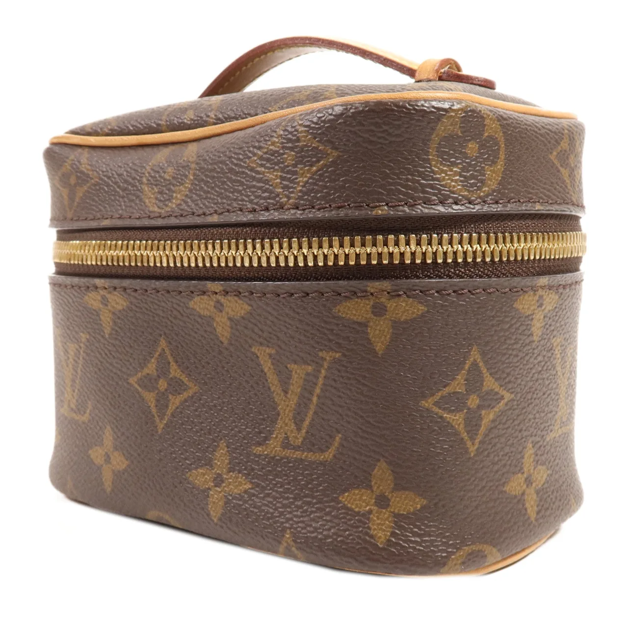 LOUIS VUITTON Nice M44936 化妝箱包 塗層帆布 棕色 / Brown 塗層帆布 中古品A - 縮圖 3