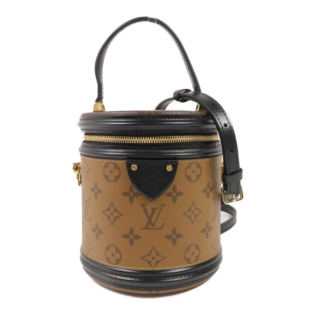 LOUIS VUITTON Cannes M43986 2-Way Bag Coated Canvas 棕色