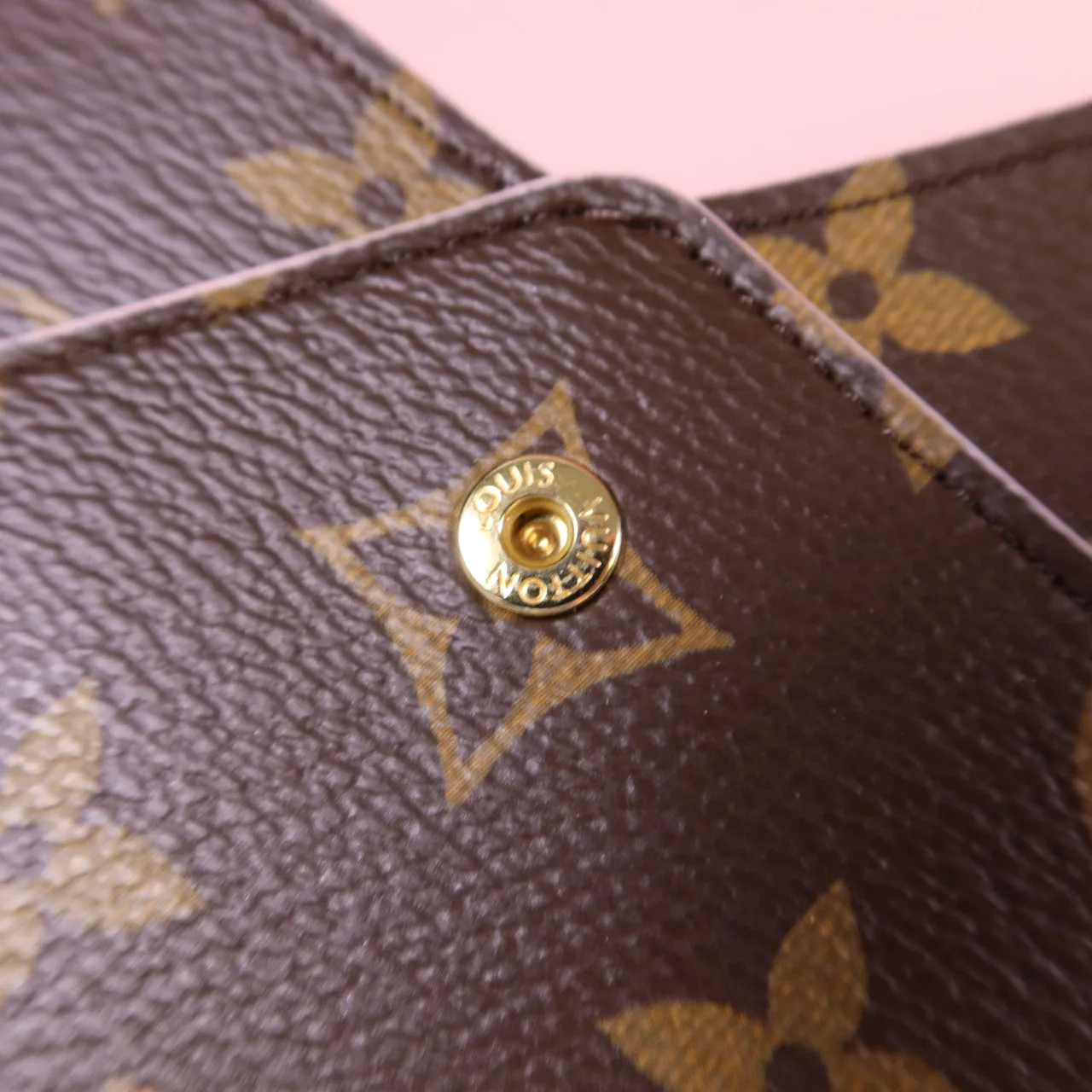 LOUIS VUITTON Kirigami M62034 Clutch Coated Canvas 棕色 Coated Canvas Rank A - Thumbnail 8