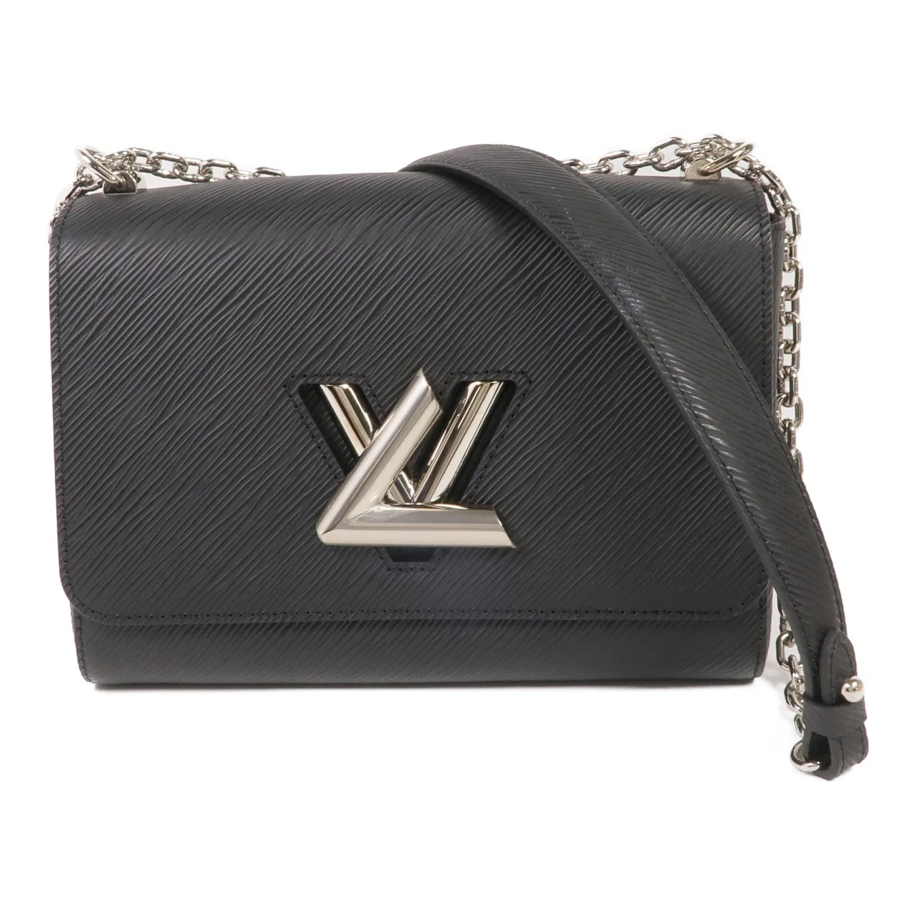 LOUIS VUITTON Twist M21110 Shoulder Bag Calfskin 黑色