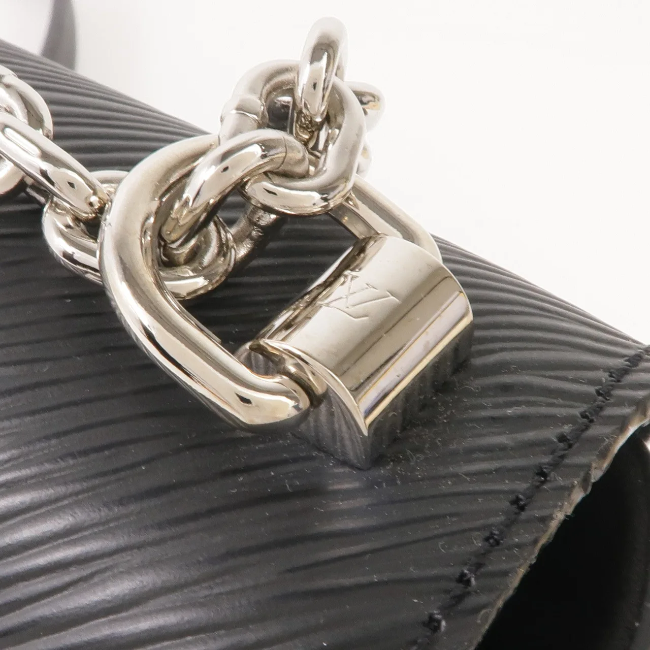 LOUIS VUITTON Twist M21110 Shoulder Bag Calfskin 黑色 Calfskin Rank B - Thumbnail 10