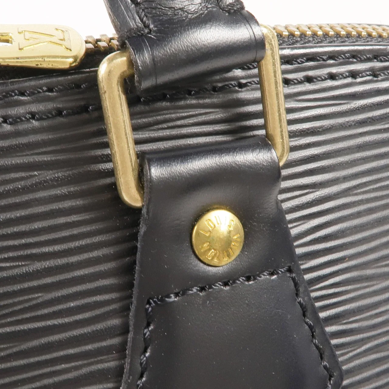 LOUIS VUITTON Alma M40302 Handbag Calfskin 黑色 / Black Calfskin Rank B - Thumbnail 11