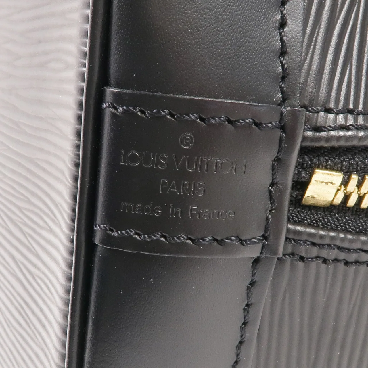 LOUIS VUITTON Alma M40302 Handbag Calfskin 黑色 / Black Calfskin Rank B - Thumbnail 14