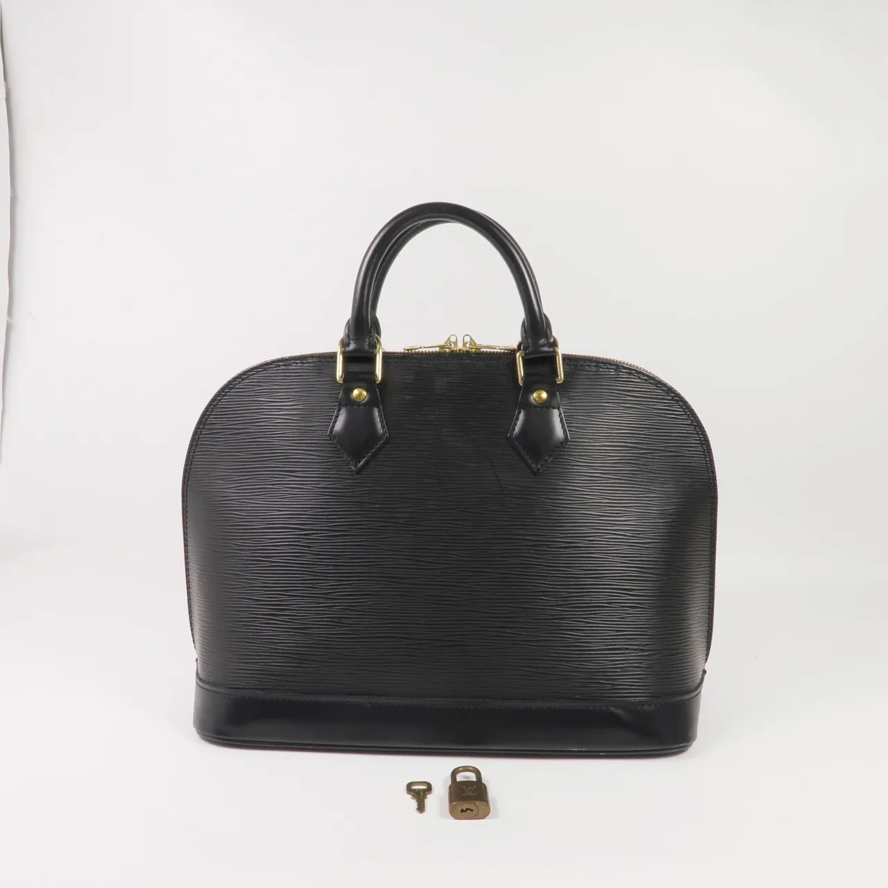 LOUIS VUITTON Alma M40302 Handbag Calfskin 黑色 / Black Calfskin Rank B - Thumbnail 18