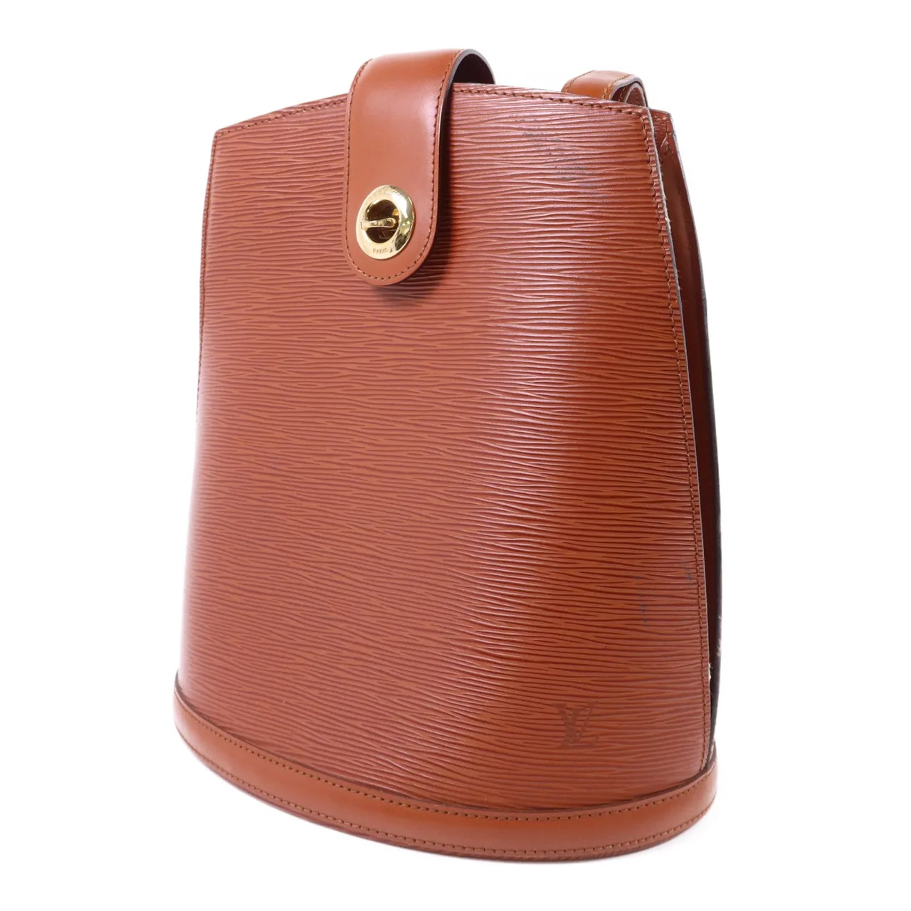 LOUIS VUITTON Cluny M52253 Shoulder Bag Calfskin 棕色 Calfskin Rank B - Thumbnail 3