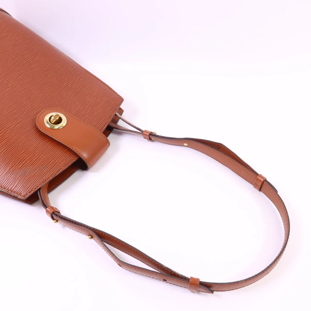 LOUIS VUITTON Cluny M52253 Shoulder Bag Calfskin 棕色 Calfskin Rank B - Thumbnail 5