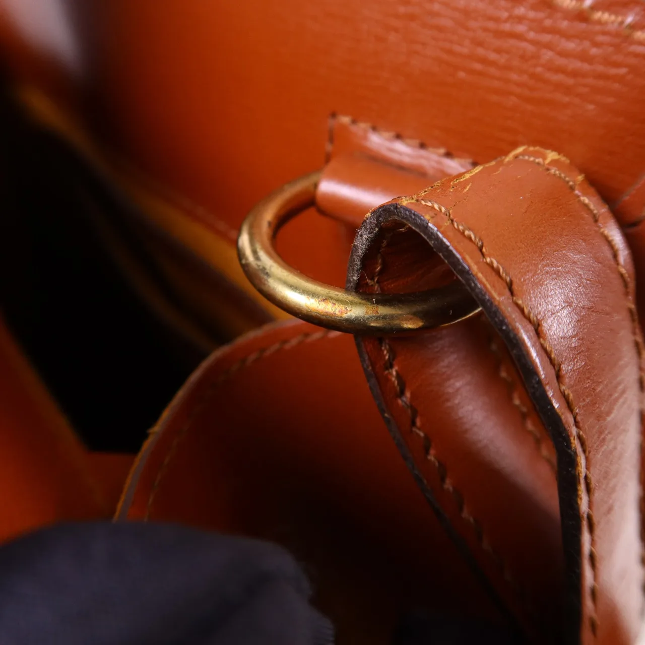 LOUIS VUITTON Cluny M52253 Shoulder Bag Calfskin 棕色 Calfskin Rank B - Thumbnail 11